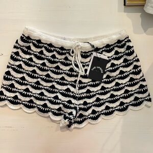 Navy and White Shorts